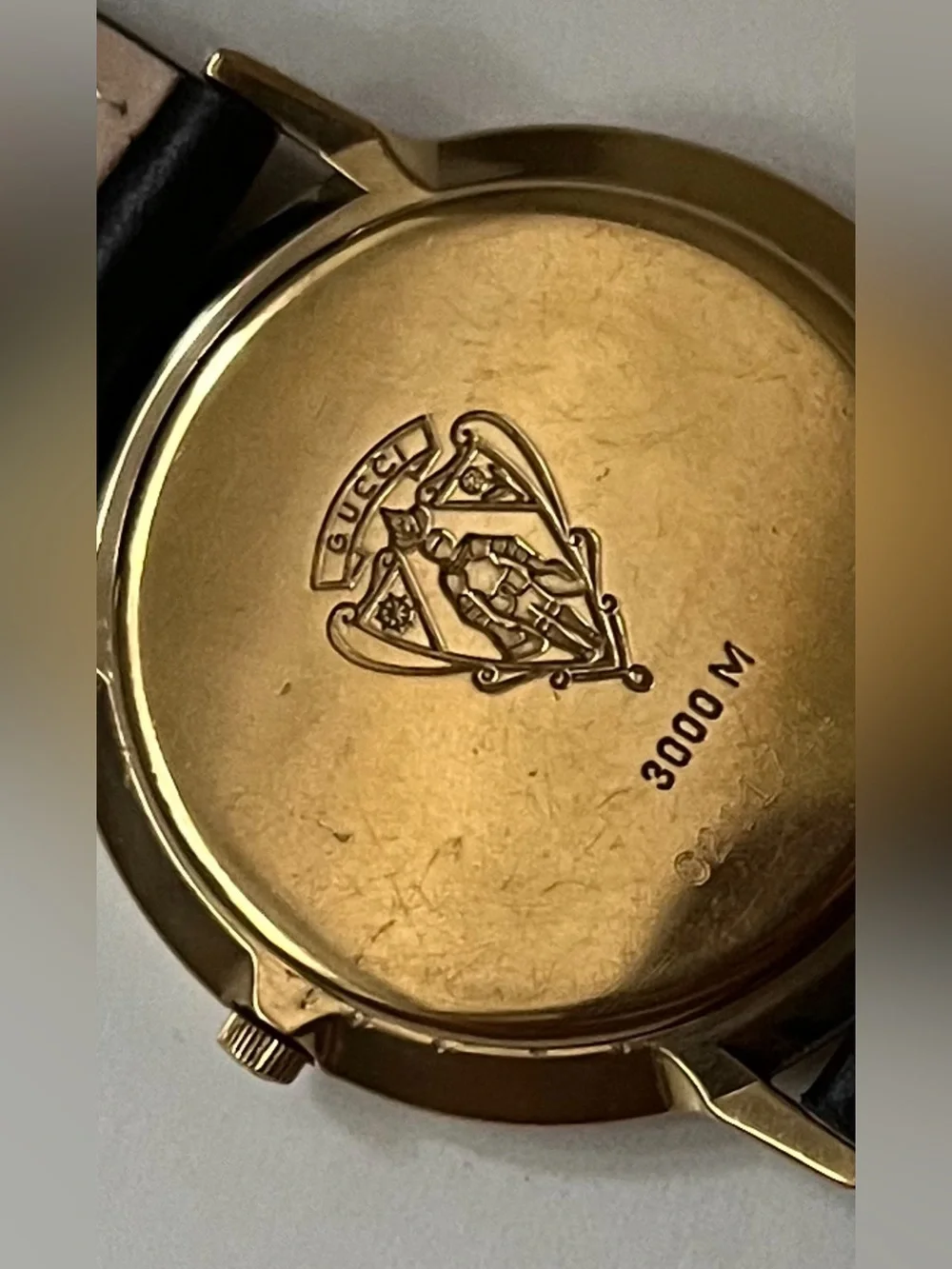 Vintage Gucci 3000M Gold Tone Swiss Watch Working Men’s Luxury Watch